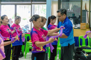 โครงการพัฒนาศักยภาพผู้สูงอายุให้ได้รับการเสริมสร้างและดูแลสุขภาวะแบบมีส่วนร่วม จังหวัดสระบุรี ในพื้นที่ ทต.หนองแค