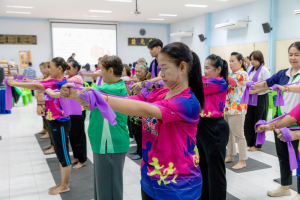 โครงการพัฒนาศักยภาพผู้สูงอายุให้ได้รับการเสริมสร้างและดูแลสุขภาวะแบบมีส่วนร่วม จังหวัดสระบุรี ในพื้นที่ ทต.หนองแค