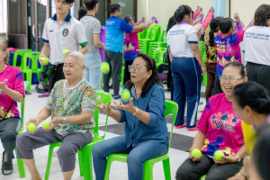 โครงการพัฒนาศักยภาพผู้สูงอายุให้ได้รับการเสริมสร้างและดูแลสุขภาวะแบบมีส่วนร่วม จังหวัดสระบุรี ในพื้นที่ ทต.หนองแค