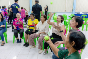 โครงการพัฒนาศักยภาพผู้สูงอายุให้ได้รับการเสริมสร้างและดูแลสุขภาวะแบบมีส่วนร่วม จังหวัดสระบุรี ในพื้นที่ ทต.หนองแค
