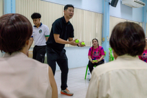 โครงการพัฒนาศักยภาพผู้สูงอายุให้ได้รับการเสริมสร้างและดูแลสุขภาวะแบบมีส่วนร่วม จังหวัดสระบุรี ในพื้นที่ ทต.หนองแค