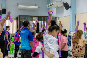 โครงการพัฒนาศักยภาพผู้สูงอายุให้ได้รับการเสริมสร้างและดูแลสุขภาวะแบบมีส่วนร่วม จังหวัดสระบุรี ในพื้นที่ ทต.หนองแค