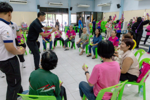 โครงการพัฒนาศักยภาพผู้สูงอายุให้ได้รับการเสริมสร้างและดูแลสุขภาวะแบบมีส่วนร่วม จังหวัดสระบุรี ในพื้นที่ ทต.หนองแค