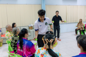 โครงการพัฒนาศักยภาพผู้สูงอายุให้ได้รับการเสริมสร้างและดูแลสุขภาวะแบบมีส่วนร่วม จังหวัดสระบุรี ในพื้นที่ ทต.หนองแค