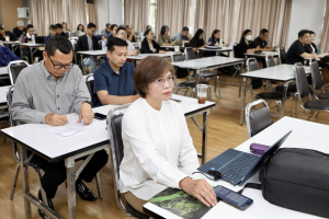 จัดอบรมพัฒนาอาจารย์คณะครุศาสตร์และคณะร่วมผลิตในหลักสูตรครุศาสตรบัณฑิต มุ่งยกระดับตามเกณฑ์คุรุสภา และ PTRU-PSF