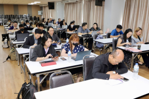 จัดอบรมพัฒนาอาจารย์คณะครุศาสตร์และคณะร่วมผลิตในหลักสูตรครุศาสตรบัณฑิต มุ่งยกระดับตามเกณฑ์คุรุสภา และ PTRU-PSF