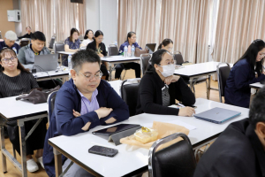 จัดอบรมพัฒนาอาจารย์คณะครุศาสตร์และคณะร่วมผลิตในหลักสูตรครุศาสตรบัณฑิต มุ่งยกระดับตามเกณฑ์คุรุสภา และ PTRU-PSF