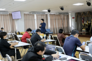 จัดอบรมพัฒนาอาจารย์คณะครุศาสตร์และคณะร่วมผลิตในหลักสูตรครุศาสตรบัณฑิต มุ่งยกระดับตามเกณฑ์คุรุสภา และ PTRU-PSF