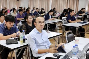 จัดอบรมพัฒนาอาจารย์คณะครุศาสตร์และคณะร่วมผลิตในหลักสูตรครุศาสตรบัณฑิต มุ่งยกระดับตามเกณฑ์คุรุสภา และ PTRU-PSF