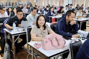 จัดอบรมพัฒนาอาจารย์คณะครุศาสตร์และคณะร่วมผลิตในหลักสูตรครุศาสตรบัณฑิต มุ่งยกระดับตามเกณฑ์คุรุสภา และ PTRU-PSF