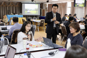 จัดอบรมพัฒนาอาจารย์คณะครุศาสตร์และคณะร่วมผลิตในหลักสูตรครุศาสตรบัณฑิต มุ่งยกระดับตามเกณฑ์คุรุสภา และ PTRU-PSF