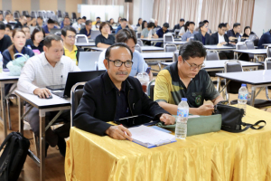 จัดอบรมพัฒนาอาจารย์คณะครุศาสตร์และคณะร่วมผลิตในหลักสูตรครุศาสตรบัณฑิต มุ่งยกระดับตามเกณฑ์คุรุสภา และ PTRU-PSF