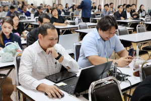 จัดอบรมพัฒนาอาจารย์คณะครุศาสตร์และคณะร่วมผลิตในหลักสูตรครุศาสตรบัณฑิต มุ่งยกระดับตามเกณฑ์คุรุสภา และ PTRU-PSF