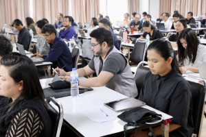 จัดอบรมพัฒนาอาจารย์คณะครุศาสตร์และคณะร่วมผลิตในหลักสูตรครุศาสตรบัณฑิต มุ่งยกระดับตามเกณฑ์คุรุสภา และ PTRU-PSF