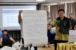 จัดอบรมพัฒนาอาจารย์คณะครุศาสตร์และคณะร่วมผลิตในหลักสูตรครุศาสตรบัณฑิต มุ่งยกระดับตามเกณฑ์คุรุสภา และ PTRU-PSF