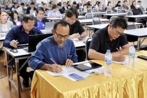 จัดอบรมพัฒนาอาจารย์คณะครุศาสตร์และคณะร่วมผลิตในหลักสูตรครุศาสตรบัณฑิต มุ่งยกระดับตามเกณฑ์คุรุสภา และ PTRU-PSF