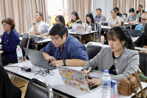 จัดอบรมพัฒนาอาจารย์คณะครุศาสตร์และคณะร่วมผลิตในหลักสูตรครุศาสตรบัณฑิต มุ่งยกระดับตามเกณฑ์คุรุสภา และ PTRU-PSF