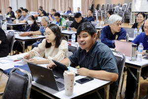 จัดอบรมพัฒนาอาจารย์คณะครุศาสตร์และคณะร่วมผลิตในหลักสูตรครุศาสตรบัณฑิต มุ่งยกระดับตามเกณฑ์คุรุสภา และ PTRU-PSF