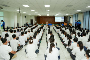 จัดโครงการส่งเสริมคุณธรรม จริยธรรมสำหรับนักศึกษาใหม่ของคณะครุศาสตร์ ประจำปีการศึกษา 2569
