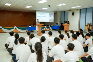 จัดโครงการส่งเสริมคุณธรรม จริยธรรมสำหรับนักศึกษาใหม่ของคณะครุศาสตร์ ประจำปีการศึกษา 2569