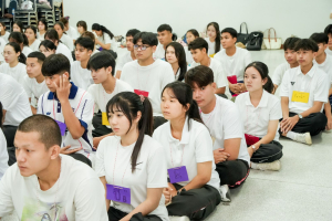 จัดโครงการส่งเสริมคุณธรรม จริยธรรมสำหรับนักศึกษาใหม่ของคณะครุศาสตร์ ประจำปีการศึกษา 2569