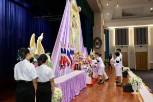 ร่วมพิธีถวายพระพรชัยมงคล เนื่องในโอกาสวันเฉลิมพระชนมพรรษา สมเด็จพระนางเจ้าฯ พระบรมราชินี