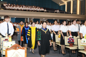 ร่วมพิธีไหว้ครูนักศึกษาภาคปกติ ประจำปีการศึกษา 2569