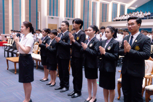 ร่วมพิธีไหว้ครูนักศึกษาภาคปกติ ประจำปีการศึกษา 2569