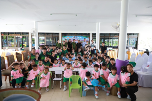 โครงการบริการวิชาการ Happy Time : เด็กดี มีสุข สนุกกับการเรียนรู้ ณ ศูนย์พัฒนาเด็กเล็ก ศูนย์การบินทหารบก จังหวัดลพบุรี
