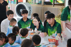 โครงการบริการวิชาการ Happy Time : เด็กดี มีสุข สนุกกับการเรียนรู้ ณ ศูนย์พัฒนาเด็กเล็ก ศูนย์การบินทหารบก จังหวัดลพบุรี