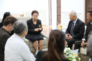 ร่วมพิธีลงนามบันทึกข้อตกลงความร่วมมือทางวิชาการระหว่าง มรภ.เทพสตรี กับ บริษัท เอสเค. ฟู้ดส์ 1975