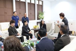 ร่วมพิธีลงนามบันทึกข้อตกลงความร่วมมือทางวิชาการระหว่าง มรภ.เทพสตรี กับ บริษัท เอสเค. ฟู้ดส์ 1975