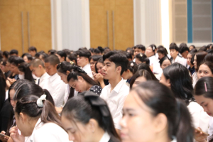 ร่วมพิธีปฐมนิเทศการฝึกซ้อมการเข้ารับพระราชทานปริญญาบัตร ประจำปี พ.ศ. 2569