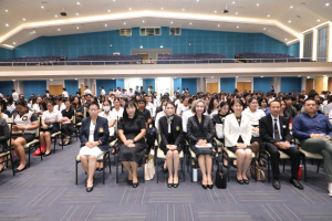 ร่วมพิธีปฐมนิเทศการฝึกซ้อมการเข้ารับพระราชทานปริญญาบัตร ประจำปี พ.ศ. 2569