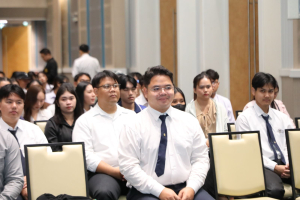 ร่วมพิธีปฐมนิเทศการฝึกซ้อมการเข้ารับพระราชทานปริญญาบัตร ประจำปี พ.ศ. 2569