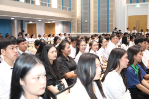 ร่วมพิธีปฐมนิเทศการฝึกซ้อมการเข้ารับพระราชทานปริญญาบัตร ประจำปี พ.ศ. 2569