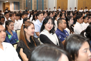 ร่วมพิธีปฐมนิเทศการฝึกซ้อมการเข้ารับพระราชทานปริญญาบัตร ประจำปี พ.ศ. 2569