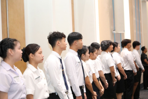 ร่วมพิธีปฐมนิเทศการฝึกซ้อมการเข้ารับพระราชทานปริญญาบัตร ประจำปี พ.ศ. 2569