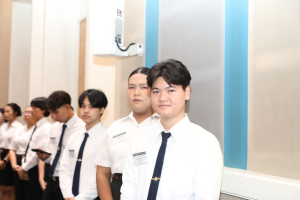 ร่วมพิธีปฐมนิเทศการฝึกซ้อมการเข้ารับพระราชทานปริญญาบัตร ประจำปี พ.ศ. 2569