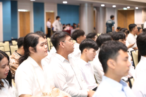 ร่วมพิธีปฐมนิเทศการฝึกซ้อมการเข้ารับพระราชทานปริญญาบัตร ประจำปี พ.ศ. 2569