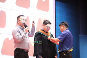 ร่วมพิธีปฐมนิเทศการฝึกซ้อมการเข้ารับพระราชทานปริญญาบัตร ประจำปี พ.ศ. 2569