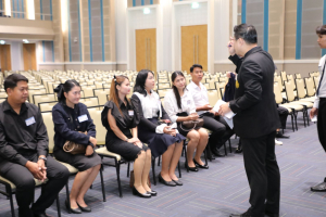 ร่วมพิธีปฐมนิเทศการฝึกซ้อมการเข้ารับพระราชทานปริญญาบัตร ประจำปี พ.ศ. 2569