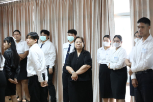 ร่วมพิธีปฐมนิเทศการฝึกซ้อมการเข้ารับพระราชทานปริญญาบัตร ประจำปี พ.ศ. 2569