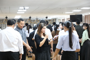 ร่วมพิธีปฐมนิเทศการฝึกซ้อมการเข้ารับพระราชทานปริญญาบัตร ประจำปี พ.ศ. 2569