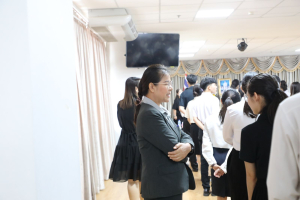 ร่วมพิธีปฐมนิเทศการฝึกซ้อมการเข้ารับพระราชทานปริญญาบัตร ประจำปี พ.ศ. 2569