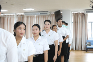 ร่วมพิธีปฐมนิเทศการฝึกซ้อมการเข้ารับพระราชทานปริญญาบัตร ประจำปี พ.ศ. 2569