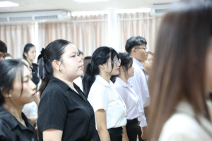 ร่วมพิธีปฐมนิเทศการฝึกซ้อมการเข้ารับพระราชทานปริญญาบัตร ประจำปี พ.ศ. 2569