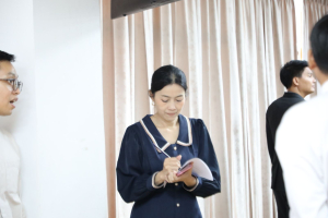 ร่วมพิธีปฐมนิเทศการฝึกซ้อมการเข้ารับพระราชทานปริญญาบัตร ประจำปี พ.ศ. 2569