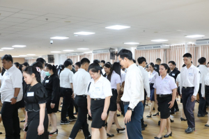 ร่วมพิธีปฐมนิเทศการฝึกซ้อมการเข้ารับพระราชทานปริญญาบัตร ประจำปี พ.ศ. 2569