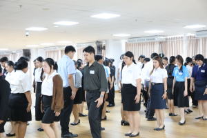 ร่วมพิธีปฐมนิเทศการฝึกซ้อมการเข้ารับพระราชทานปริญญาบัตร ประจำปี พ.ศ. 2569